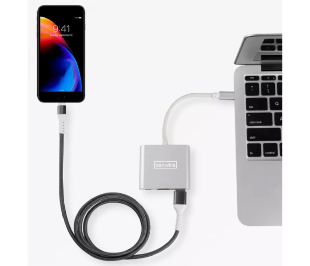 Zenwire Przejściówka 3w1 USB-C 3.1 HDMI 4K PD 100W MacBook - 1604641 - zdjęcie 4